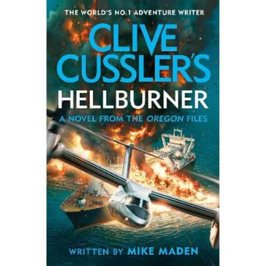 Hardback Clive Cussler's Hellburner by Mike Maden Books ASDA   