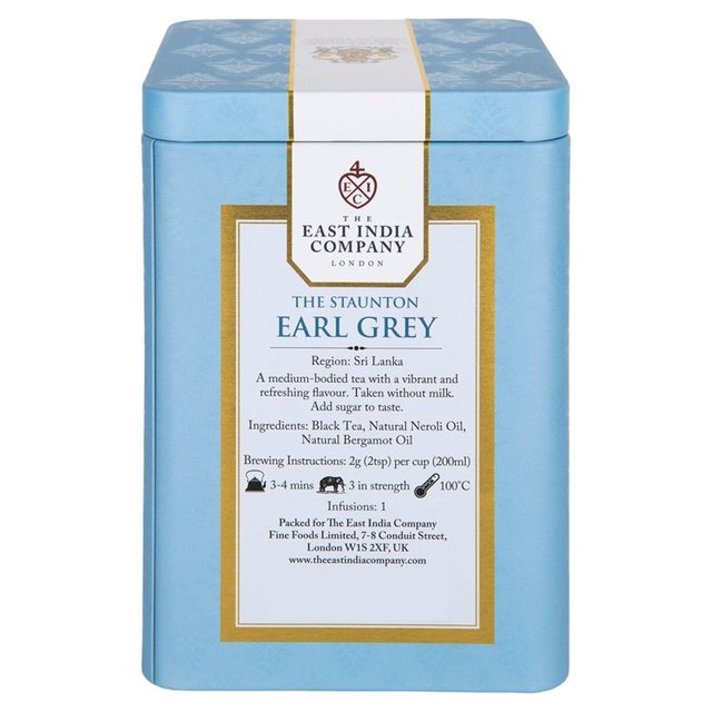 The East India Company Staunton Earl Grey Loose Leaf Tea Caddy SOFT DRINKS, TEA & COFFEE M&S   