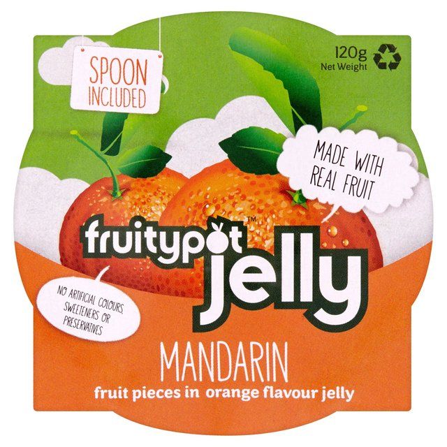 Fruity Pot Jelly Mandarin in Orange Flavour Jelly