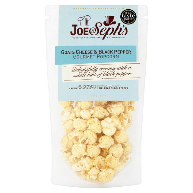 Joe & Seph's Goats Cheese & Black Pepper Popcorn Food Cupboard M&S Default Title  