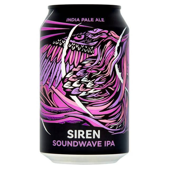 Siren Craft Brew Indian Pale Ale Soundwave IPA 330ml All beer Sainsburys   