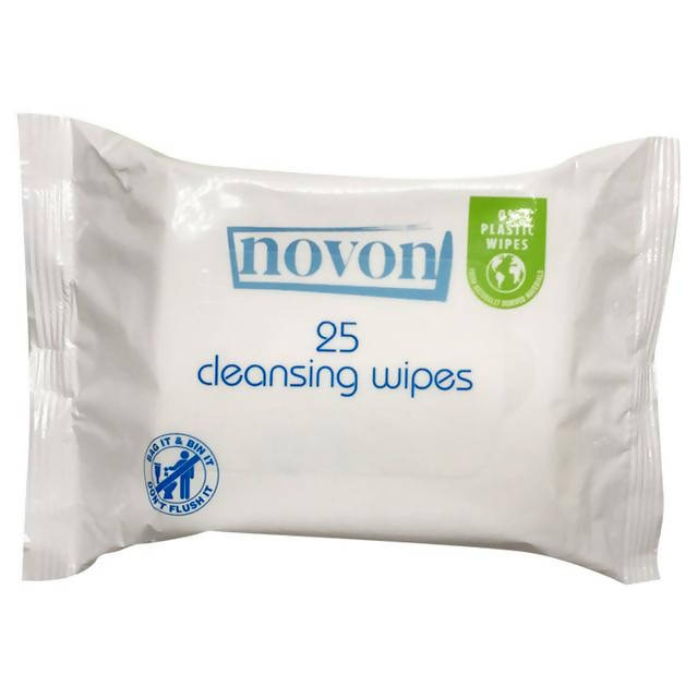 Novon Cleansing Wipes x25 - McGrocer