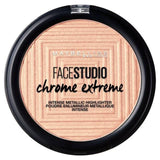 Maybelline Face Studio Chrome Extreme Highlighter 350 Molten Rose Gold All Sainsburys   