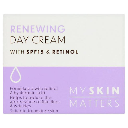 My Skin Matters Renewing Day Cream with SPF15 & Retinol 50ml Day cream Sainsburys   