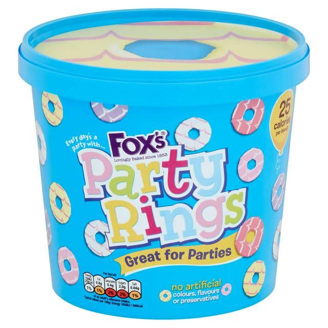 Fox's Party Iced Rings Biscuits 280g