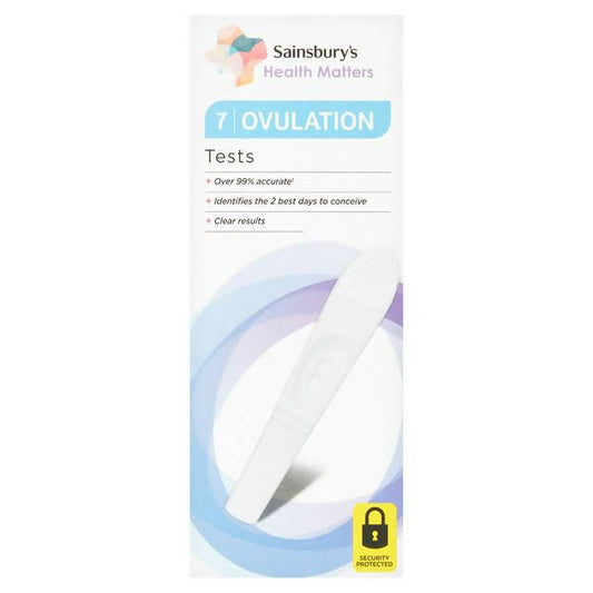Sainsbury's Healthcare Ovulation Test x7 women's health & pregnancy Sainsburys   