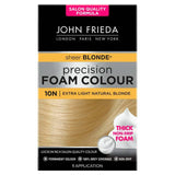 John Frieda Precision Foam Colour Sheer Blonde Hair Dye Extra Light Natural Blonde 10N Blonde Sainsburys   