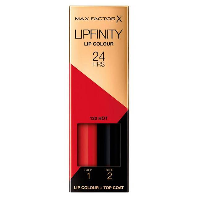 Max Factor Lipfinity Lipstick 120 Hot All Sainsburys   