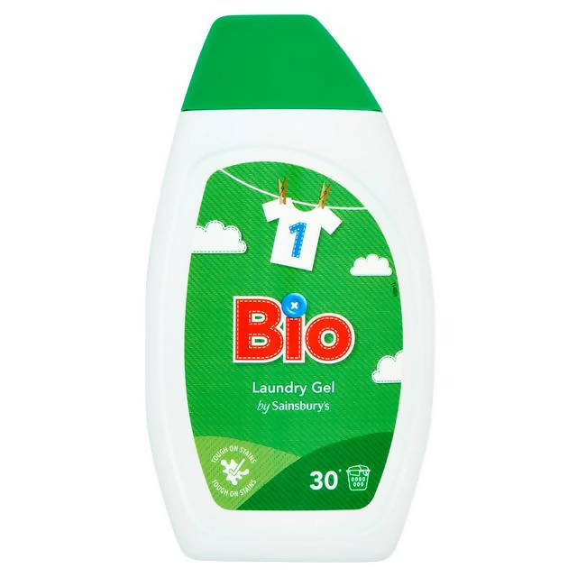 Sainsbury's Bio Laundry Gel 30 Washes 900ml detergents & washing powder Sainsburys   