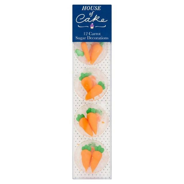 House of Cake Carrot Sugar Decorations 25g Christmas baking Sainsburys   