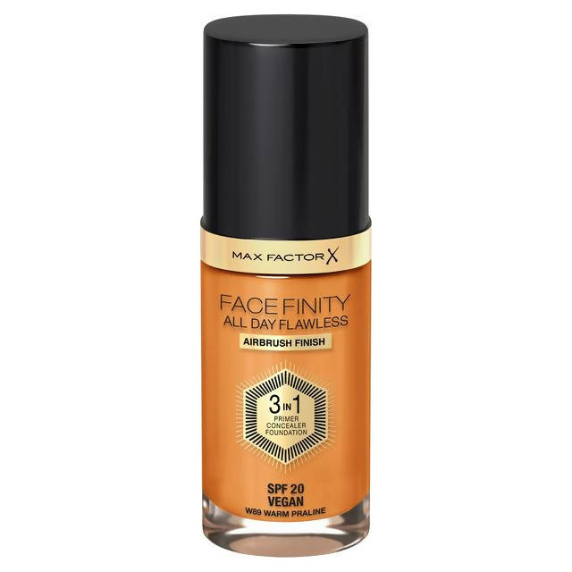 Max Factor Facefinity All Day Flawless 3in1 Foundation Warm Praline 30ml