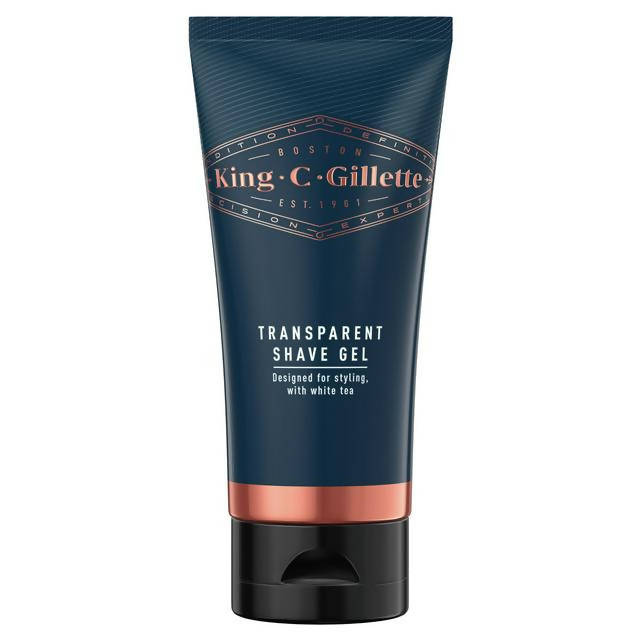 King C. Gillette Men’s Transparent Shaving Gel, 150 ml shaving Sainsburys   