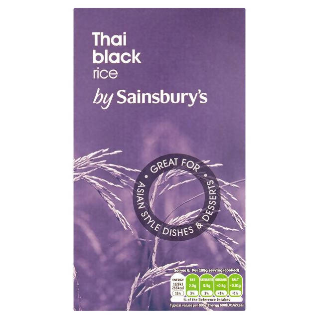 Sainsbury's Thai Black Rice 500g - McGrocer