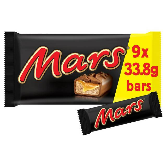 Mars Chocolate Snack Size Bars Multipack 9x33.8g Multipack chocolate Sainsburys   