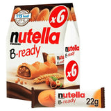 Nutella B-ready 6x22g cereal bars Sainsburys   