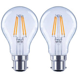 HOME Filament Standard 40w BC Light Bulb 2Pk - McGrocer