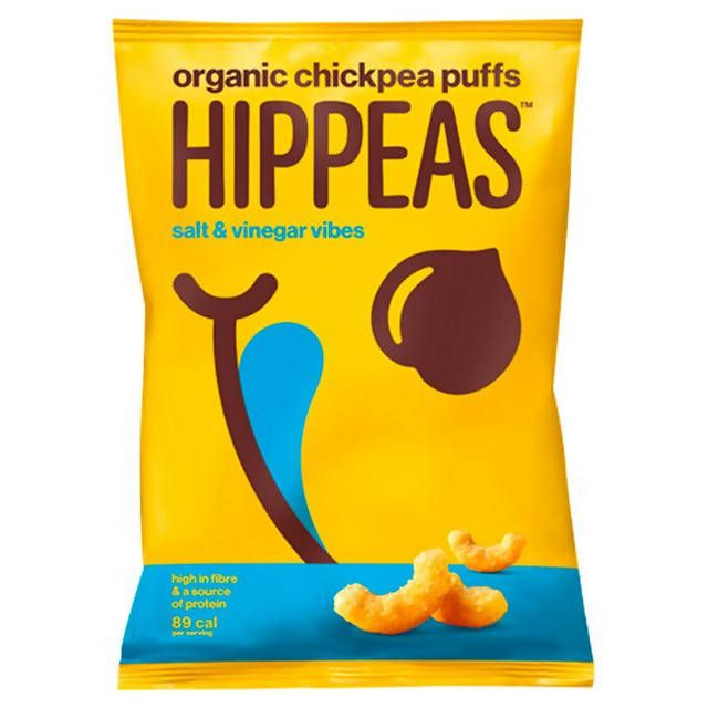 Hippeas Chickpea Puffs Salt & Vinegar Vibes 78g Sharing crisps Sainsburys   