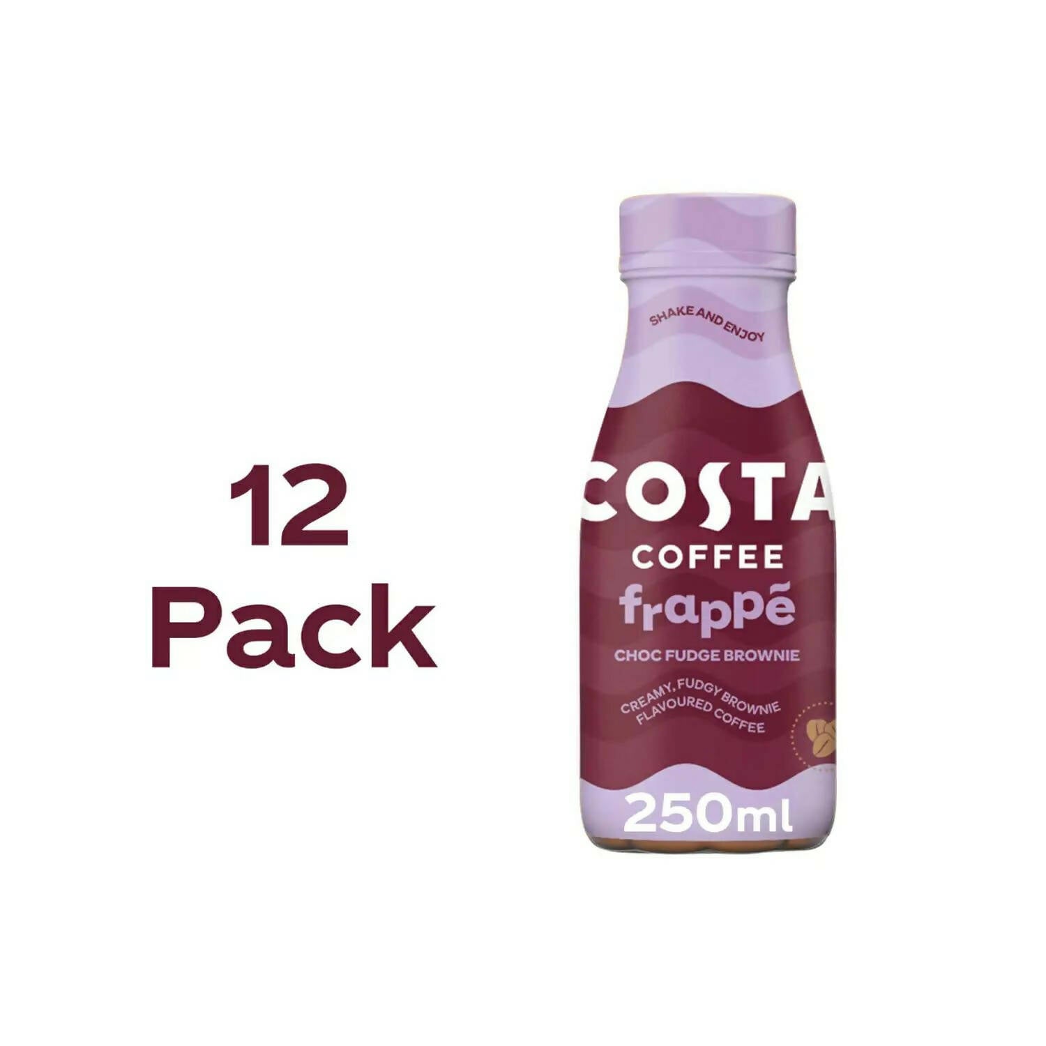 Costa Coffee Frappé Choc Fudge Brownie 12x 50ml GOODS McGrocer Direct   