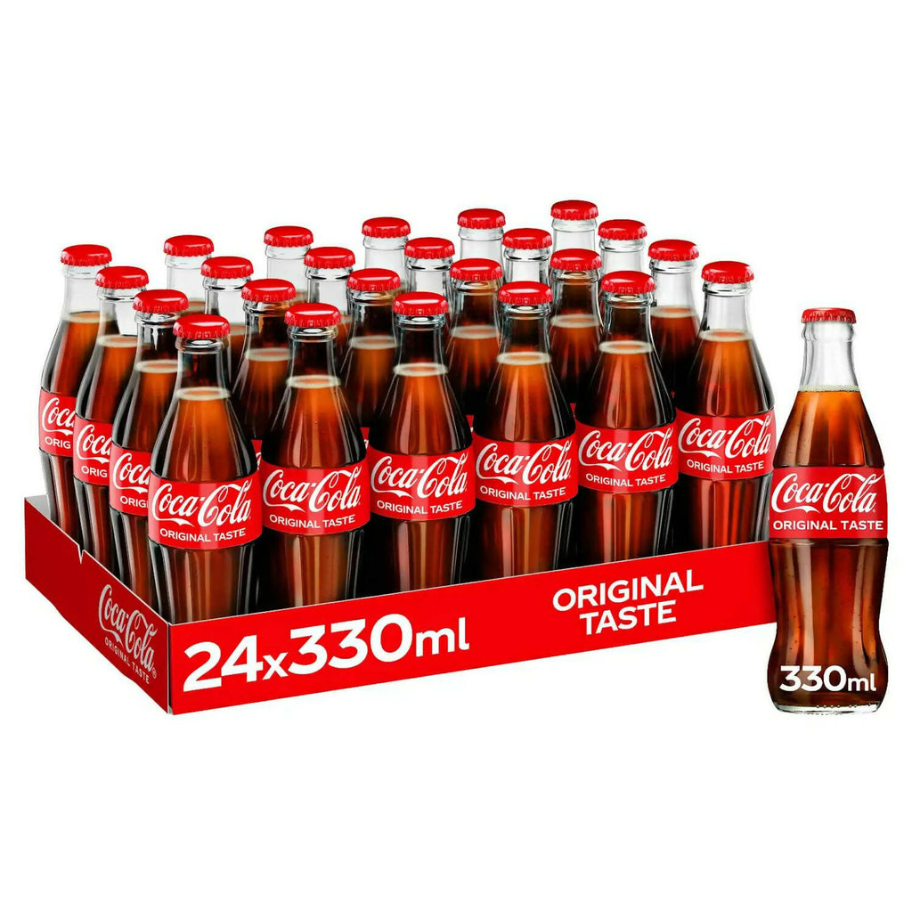 Coca-Cola Original Taste 24 x 330ml Glass Bottles