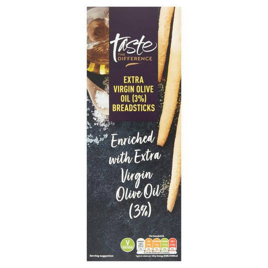 Sainsbury's Extra Virgin Olive Oil 3% Breadsticks, Taste the Difference 130g - McGrocer