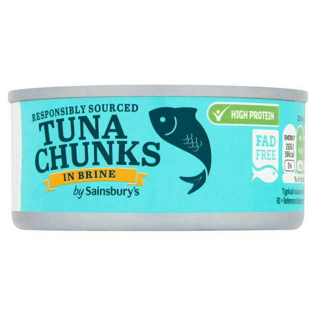 Sainsbury's Tuna in Brine 160g (120g*) - McGrocer