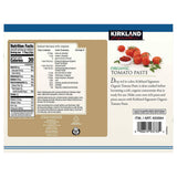 Kirkland Signature Organic Tomato Paste, 12 x 170g Cooking Sauce costco.co.uk