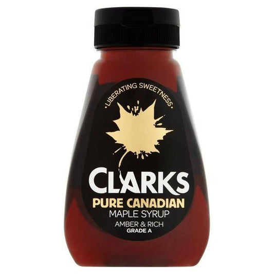 Clarks Maple Syrup Pure Canadian 180ml Natural sweeteners Sainsburys   