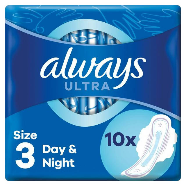 Always Ultra Night (Size 3) Sanitary Towels Wings x10 Special offers Sainsburys   