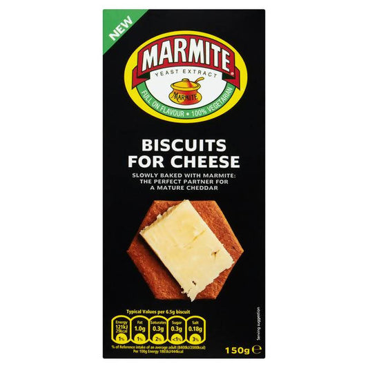 Marmite Yeast Extract Biscuits for Cheese 150g Crackers Sainsburys   