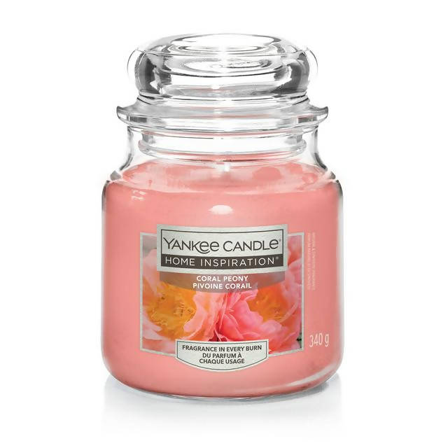 Yankee Candle Medium Jar Coral Peony Aircare Sainsburys   