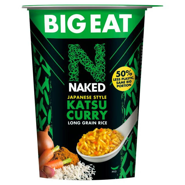 Naked Big Eat Japanese Style Katsu Curry Long Grain Rice 104g