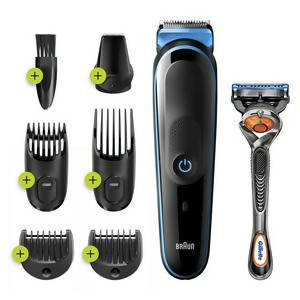 Braun 7-in-1 MGK3245 Men Beard Trimmer, Face Trimmer and Hair Clipper electric shavers Sainsburys   