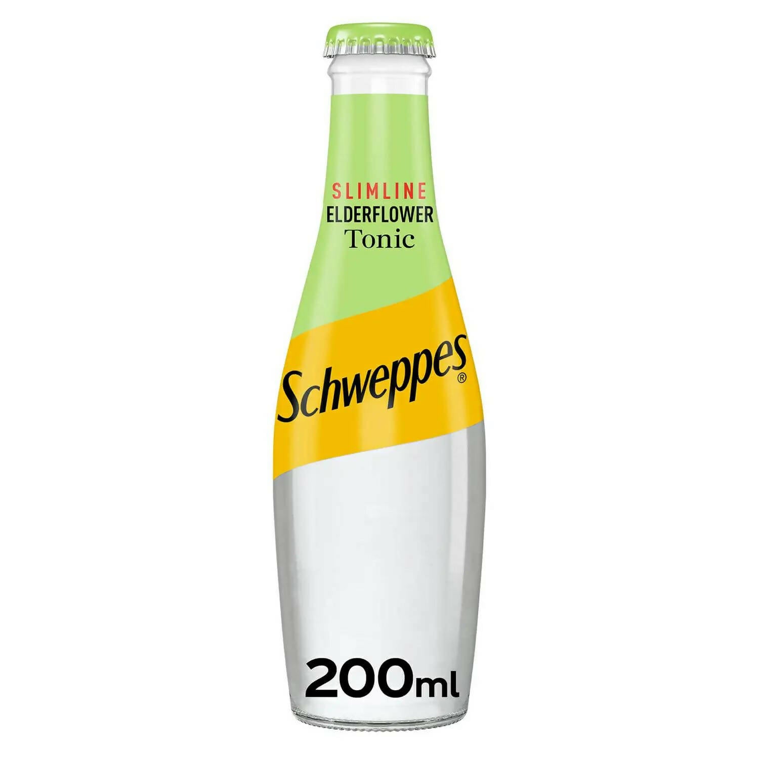 Schweppes Slimline Elderflower Tonic Water 24 x 200ml GOODS McGrocer Direct   