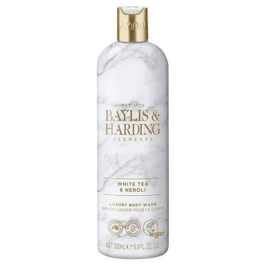 Baylis & Harding Elements White Tea & Neroli Luxury Body Wash 500ml Shower Sainsburys   