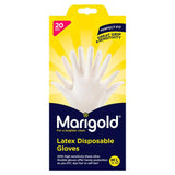 Marigold Latex Disposable Gloves M/L 20's - McGrocer
