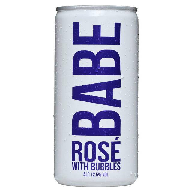 Babe Sparkling Rose Can 20cl All wine Sainsburys   