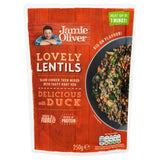 Jamie Oliver Microwave Ready to eat Lentils with Roasted Vegetables 250g Pulses & beans Sainsburys   