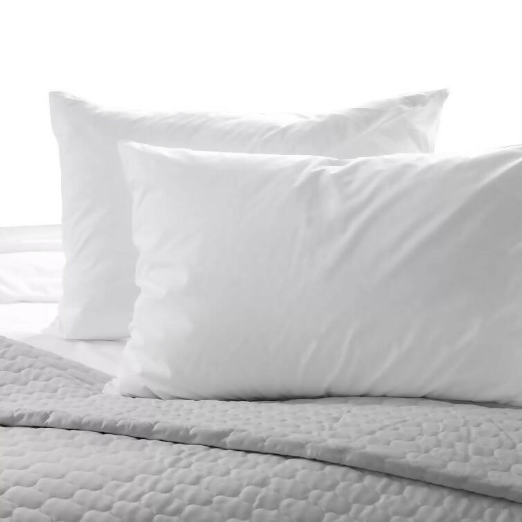 Purity Home Easy-care 400 Thread Count Cotton Pillowcases, 2 Pack in White Pillowcases Costco UK   