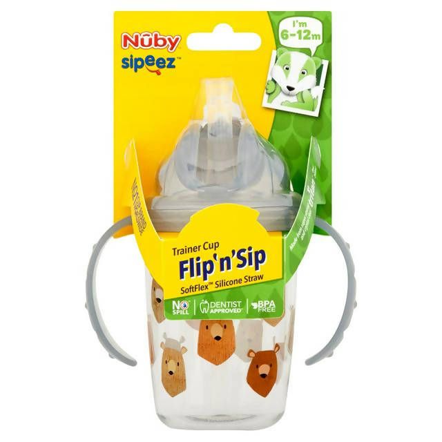 Nuby Sipeez Trainer Cup Flip 'n' Sip 6-12months 240ml