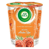 Air Wick Limited Edition Candle, Warm Amber Rose Aircare Sainsburys   