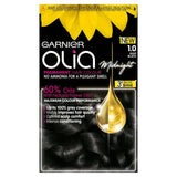 Garnier Olia Permanent No Ammonia Hair Dye Deep Black 1.0 Dark Sainsburys   