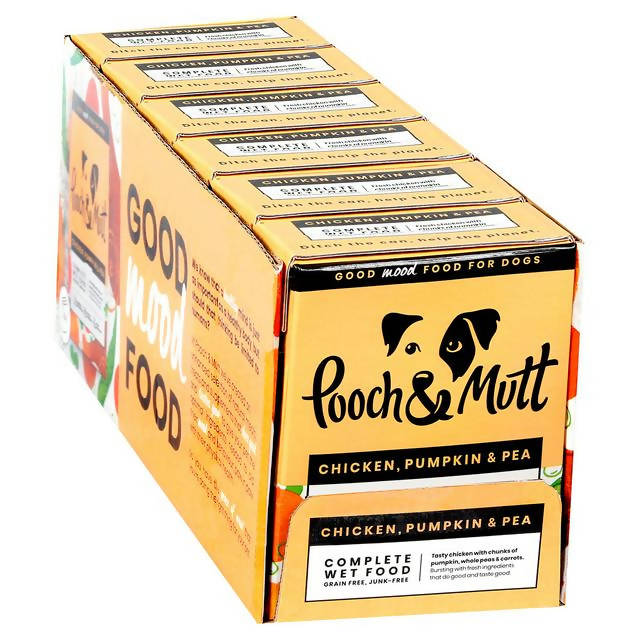 Pooch & Mutt Dog Cartons 6x375g Dog food cans trays & pouches Sainsburys   