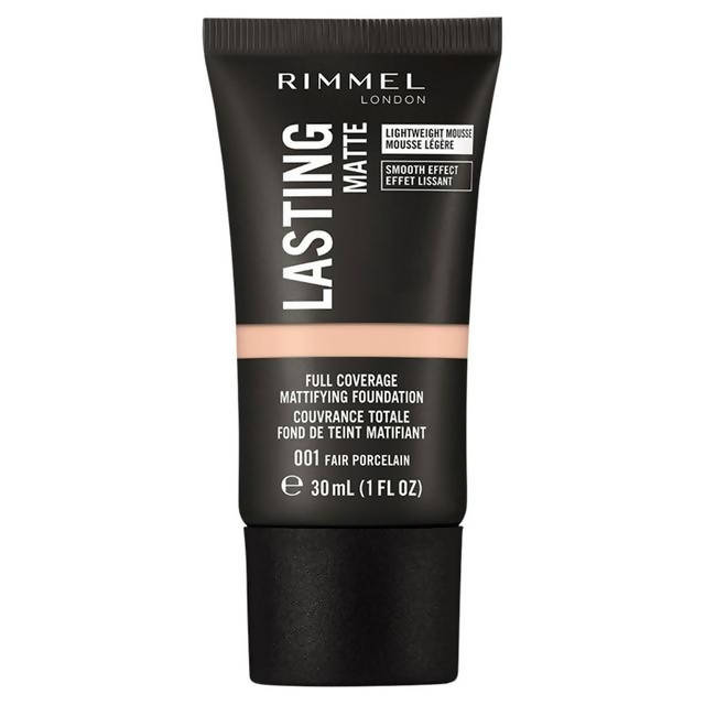 Rimmel London Lasting Matte Foundation Fair Porcelain 30ml All Sainsburys   