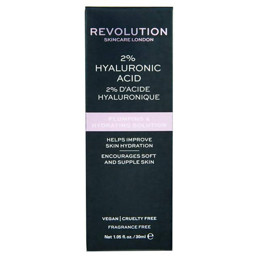 Revolution Skincare London Hyaluronic Acid 2% 30ml facial moisturisers Sainsburys   