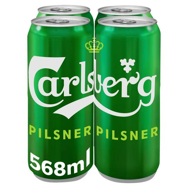 Carlsberg Lager Beer 4x568ml - McGrocer