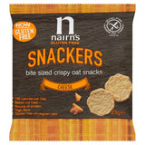 Nairn's Gluten Free Snackers Bite Sized Crispy Oat Snacks, Cheese 23g gluten free Sainsburys   