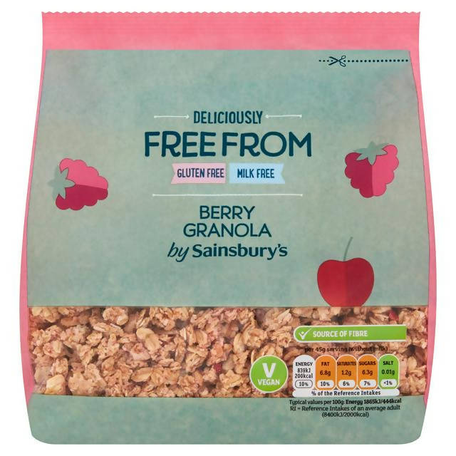 Sainsbury's Deliciously Free From Berry Granola 500g