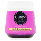 Cutex Care Nail Polish Remover Twist & Scrub Sponge 59ml Nail accessories Sainsburys   