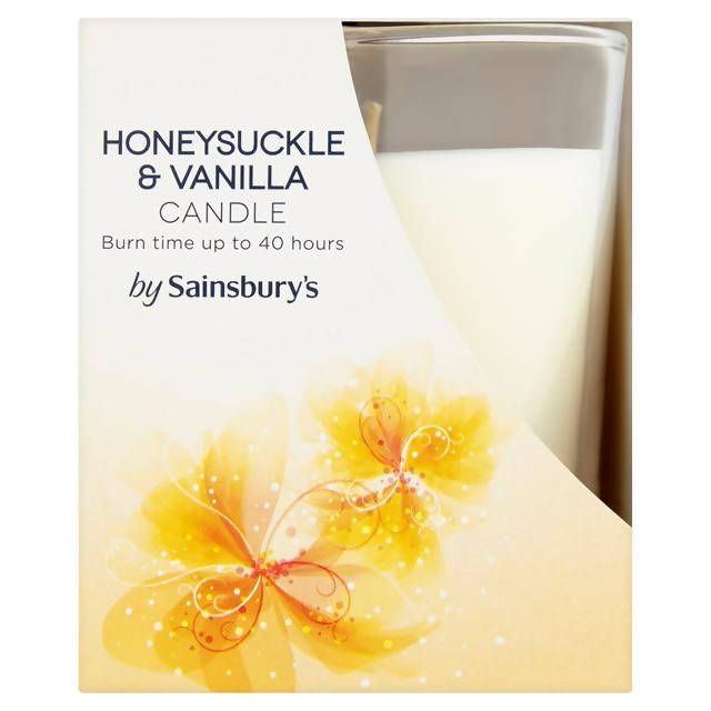 Sainsbury's Honeysuckle & Vanilla Candle 175g