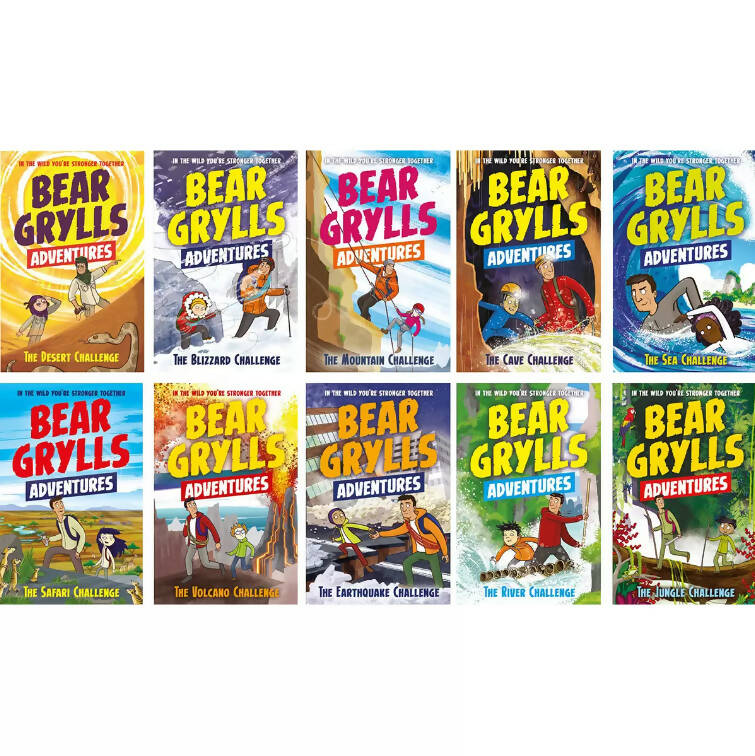 Bear Grylls 10 Book Collection (5+ Years) GOODS Costco UK   